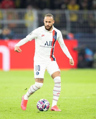 NEYMAR (PSG) Aktion. Fussball Champions League, Achtelfinale Hinspiel, Borussia Dortmund (DO) - Paris St. Germain (PSG) 2:1, am 18.02.2020 in Dortmund Deutschland. Â