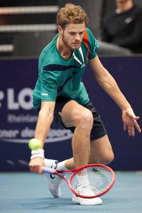 Sport Bilder des Tages Tennis ATP, Tennis Herren Challenger Koblenz, Yannick Hanfmann (DEU). Tennis ATP Challenger Koblenz