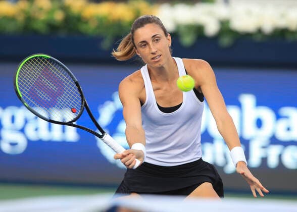 Petra Martic Tennis - Dubai Tennis Championships 2020 - WTA, Tennis Damen - Dubai Duty Free Tennis Stadium - Dubai - - United Arab Emirates - 21 February 2020. Copyright: xJuergenxHasenkopfx