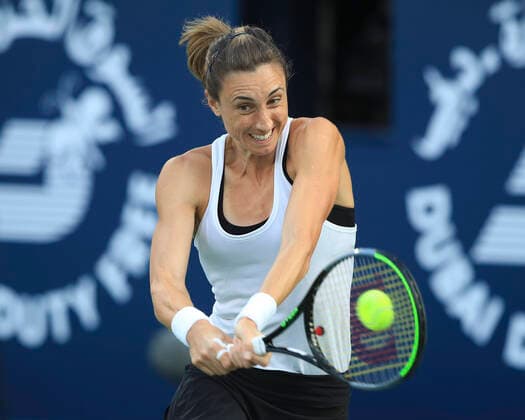 Petra Martic Tennis - Dubai Tennis Championships 2020 - WTA, Tennis Damen - Dubai Duty Free Tennis Stadium - Dubai - - United Arab Emirates - 21 February 2020. Copyright: xJuergenxHasenkopfx