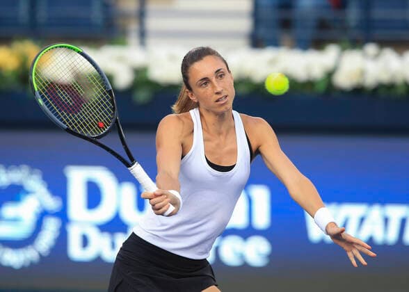 Petra Martic Tennis - Dubai Tennis Championships 2020 - WTA, Tennis Damen - Dubai Duty Free Tennis Stadium - Dubai - - United Arab Emirates - 21 February 2020. Copyright: xJuergenxHasenkopfx
