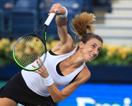 Petra Martic Tennis - Dubai Tennis Championships 2020 - WTA, Tennis Damen - Dubai Duty Free Tennis Stadium - Dubai - - United Arab Emirates - 21 February 2020. Copyright: xJuergenxHasenkopfx