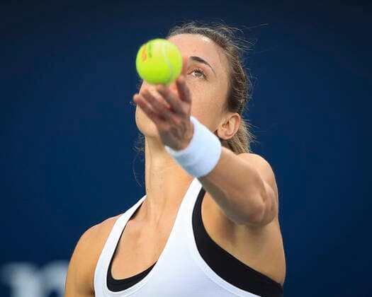 Petra Martic Tennis - Dubai Tennis Championships 2020 - WTA, Tennis Damen - Dubai Duty Free Tennis Stadium - Dubai - - United Arab Emirates - 21 February 2020. Copyright: xJuergenxHasenkopfx