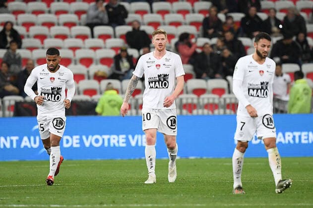 10 GAETAN CHARBONNIER (BRE) FOOTBALL : Nice vs Brest - Ligue 1 Conforama - 21 02 2020 FEP Panoramic 