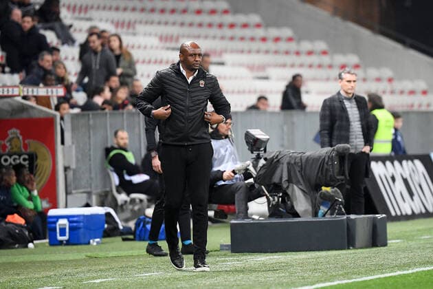 PATRICK VIEIRA (ENTRAINEUR NICE) FOOTBALL : Nice vs Brest - Ligue 1 Conforama - 21 02 2020 FEP Panoramic 