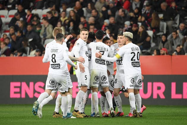 JOIE - 05 BRENDAN CHARDONNET (BRE) FOOTBALL : Nice vs Brest - Ligue 1 Conforama - 21 02 2020 FEP Panoramic 