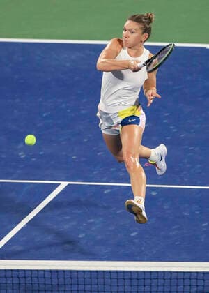 Elena Rybakina (KAZ) Tennis - Dubai Tennis Championships 2020 - WTA, Tennis Damen - Dubai Duty Free Tennis Stadium - Dubai - - United Arab Emirates - 22 February 2020. Copyright: xJuergenxHasenkopfx