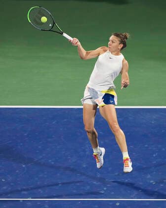 Simona Halep Tennis - Dubai Tennis Championships 2020 - WTA, Tennis Damen - Dubai Duty Free Tennis Stadium - Dubai - - United Arab Emirates - 22 February 2020. Copyright: xJuergenxHasenkopfx