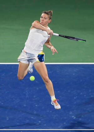 Simona Halep Tennis - Dubai Tennis Championships 2020 - WTA, Tennis Damen - Dubai Duty Free Tennis Stadium - Dubai - - United Arab Emirates - 22 February 2020. Copyright: xJuergenxHasenkopfx