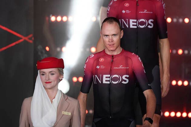 Photo LaPresse - Fabio Ferrari February 22, 2020 Dubai (United Arab Emirates) Cycling UAE Tour 2020 - The Westin Dubai Mina Seyahi - Team presentation In the pic: FROOME Chris(GBR)(TEAM INEOS)  Copyright: xFabioxFerrari LaPresse LaPresse x