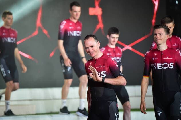 Photo LaPresse - Massimo Paolone February 22, 2020 Dubai (United Arab Emirates) Cycling UAE Tour 2020 - The Westin Dubai Mina Seyahi - Team presentation In the pic: FROOME Chris(GBR)(TEAM INEOS)  Copyright: xMassimoxPaolone LaPresse LaPressx