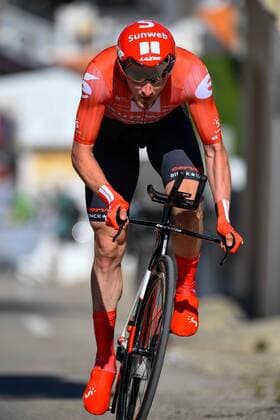 DENZ Nico (GER) of TEAM SUNWEB in action during stage 5 of 46th edition of the Volta Algarve cycling race, an individual time trial over 20,3 km with start and finish in Lagoa CYCLISME : 2020 Tour Algarve - Etape 5 - 23 02 2020 PhotoNews Panoramic 