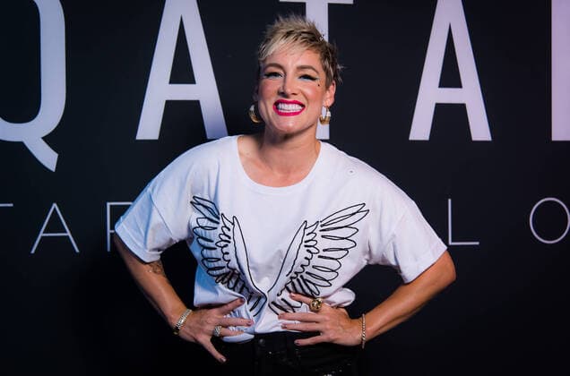 February 23, 2020, Doha, QATAR: Bethanie Mattek-Sands of the United States in the photo booth ahead of the players party of the 2020 Qatar Total Open WTA, Tennis Damen Premier 5 tennis tournament 2020 Qatar Total Open, Tennis, Doha, Qatar, Feb 23 - ZUMAa181 20200223_zaa_a181_223 Copyright: xRobxPrangex