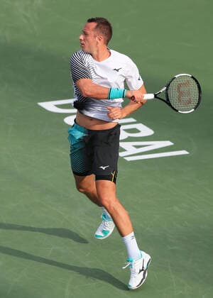 Philipp Kohlschreiber(GER) Tennis - Dubai Duty Free Tennis Championships - ATP, Tennis Herren - Dubai Duty Free Tennis Stadium - Dubai - - United Arab Emirates - 24 February 2020. Copyright: xJuergenxHasenkopfx
