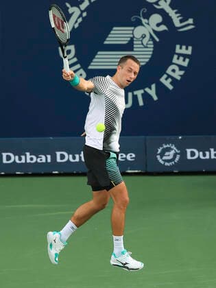 Philipp Kohlschreiber(GER) Tennis - Dubai Duty Free Tennis Championships - ATP, Tennis Herren - Dubai Duty Free Tennis Stadium - Dubai - - United Arab Emirates - 24 February 2020. Copyright: xJuergenxHasenkopfx
