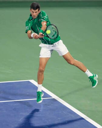 Novak Djokovic (SRB) Tennis - Dubai Duty Free Tennis Championships - ATP, Tennis Herren - Dubai Duty Free Tennis Stadium - Dubai - - United Arab Emirates - 24 February 2020. Copyright: xJuergenxHasenkopfx