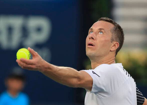 Philipp Kohlschreiber(GER) Tennis - Dubai Duty Free Tennis Championships - ATP, Tennis Herren - Dubai Duty Free Tennis Stadium - Dubai - - United Arab Emirates - 24 February 2020. Copyright: xJuergenxHasenkopfx