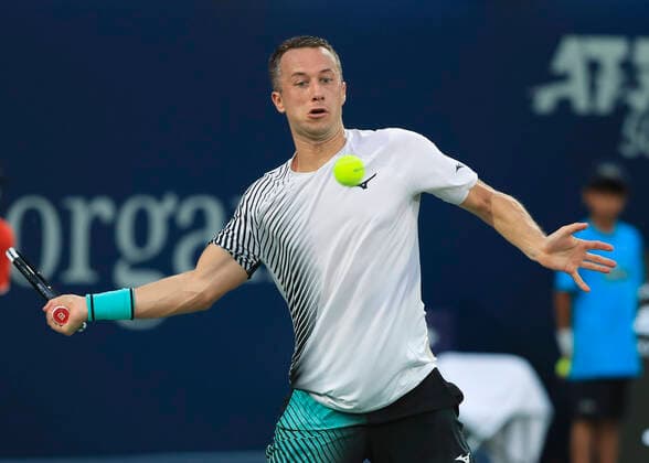 Philipp Kohlschreiber(GER) Tennis - Dubai Duty Free Tennis Championships - ATP, Tennis Herren - Dubai Duty Free Tennis Stadium - Dubai - - United Arab Emirates - 24 February 2020. Copyright: xJuergenxHasenkopfx
