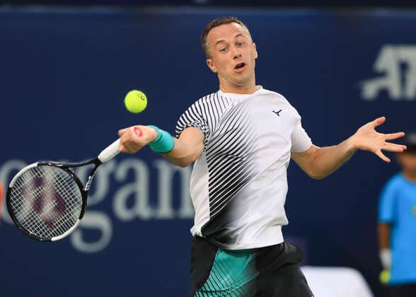 Philipp Kohlschreiber(GER) Tennis - Dubai Duty Free Tennis Championships - ATP, Tennis Herren - Dubai Duty Free Tennis Stadium - Dubai - - United Arab Emirates - 24 February 2020. Copyright: xJuergenxHasenkopfx