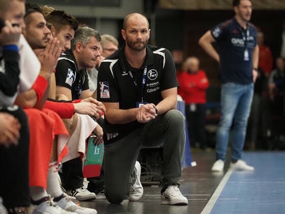 Heiko Grimm (MT Melsungen,Trainer) beim Spiel TSG Ludwigshafen Friesenheim vs. MT Melsungen in der 1. Handball Bundesliga am 23.02.2020, Ludwigshafen - Melsungen Ludwigshafen Copyright: xMichaelxBermel Eibner-Pressefotox EP_mbl