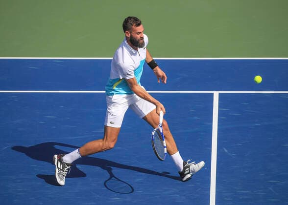 Benoit Paire (FRA) Tennis - Dubai Duty Free Tennis Championships - ATP, Tennis Herren - Dubai Duty Free Tennis Stadium - Dubai - - United Arab Emirates - 25 February 2020. Copyright: xJuergenxHasenkopfx