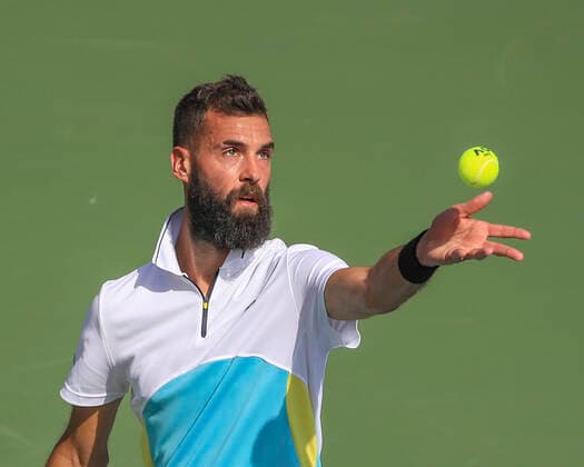 Benoit Paire (FRA) Tennis - Dubai Duty Free Tennis Championships - ATP, Tennis Herren - Dubai Duty Free Tennis Stadium - Dubai - - United Arab Emirates - 25 February 2020. Copyright: xJuergenxHasenkopfx