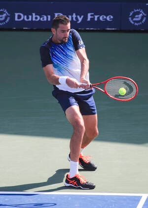Marin Cilic (CRO) Tennis - Dubai Duty Free Tennis Championships - ATP, Tennis Herren - Dubai Duty Free Tennis Stadium - Dubai - - United Arab Emirates - 25 February 2020. Copyright: xJuergenxHasenkopfx