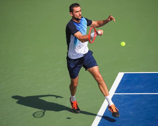 Marin Cilic (CRO) Tennis - Dubai Duty Free Tennis Championships - ATP, Tennis Herren - Dubai Duty Free Tennis Stadium - Dubai - - United Arab Emirates - 25 February 2020. Copyright: xJuergenxHasenkopfx