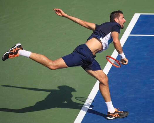 Marin Cilic (CRO) Tennis - Dubai Duty Free Tennis Championships - ATP, Tennis Herren - Dubai Duty Free Tennis Stadium - Dubai - - United Arab Emirates - 25 February 2020. Copyright: xJuergenxHasenkopfx