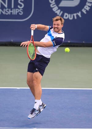 Andreas Mies und Kevin Krawietz (GER), Doppel Tennis - Dubai Duty Free Tennis Championships - ATP, Tennis Herren - Dubai Duty Free Tennis Stadium - Dubai - - United Arab Emirates - 26 February 2020. Â Copyright: xJuergenxHasenkopfx