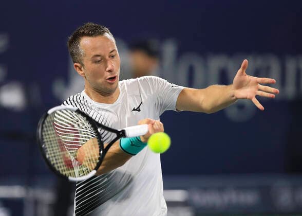 Philipp Kohlschreiber(GER) Tennis - Dubai Duty Free Tennis Championships - ATP, Tennis Herren - Dubai Duty Free Tennis Stadium - Dubai - - United Arab Emirates - 26 February 2020. Â Copyright: xJuergenxHasenkopfx