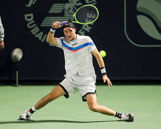 Jan-Lennard Struff (GER) Tennis - Dubai Duty Free Tennis Championships - ATP, Tennis Herren - Dubai Duty Free Tennis Stadium - Dubai - - United Arab Emirates - 26 February 2020. Â Copyright: xJuergenxHasenkopfx