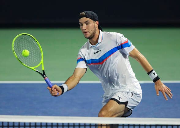 Jan-Lennard Struff (GER) Tennis - Dubai Duty Free Tennis Championships - ATP, Tennis Herren - Dubai Duty Free Tennis Stadium - Dubai - - United Arab Emirates - 26 February 2020. Â Copyright: xJuergenxHasenkopfx