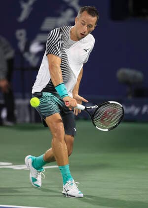 Philipp Kohlschreiber(GER) Tennis - Dubai Duty Free Tennis Championships - ATP, Tennis Herren - Dubai Duty Free Tennis Stadium - Dubai - - United Arab Emirates - 26 February 2020. Â Copyright: xJuergenxHasenkopfx
