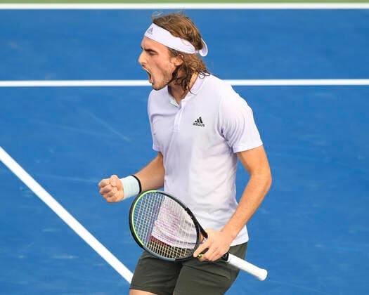 Sport Bilder des Tages Stefanos Tsitsipas Tennis - Dubai Duty Free Tennis Championships - ATP, Tennis Herren - Dubai Duty Free Tennis Stadium - Dubai - - United Arab Emirates - 26 February 2020. Copyright: xJuergenxHasenkopfx