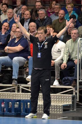 20-02-2020 pmk NC111186 Handball Herren Bundesliga Saison 2019 2020 Fuechse Berlin Velimir PETKOVIC -Trainer- FuechseBerlin