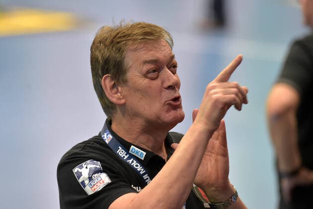 20-02-2020 pmk NC110352 Handball Herren Bundesliga Saison 2019 2020 Fuechse Berlin Velimir PETKOVIC -Trainer- FuechseBerlin
