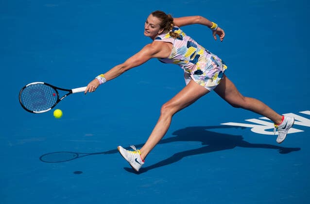 WTA, Tennis Damen Qatar TOTAL Open 2020 Doha Petra Kvitova (CZE) WTA Qatar TOTAL Open 2020