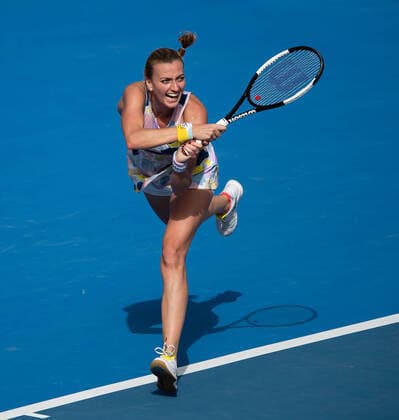 WTA, Tennis Damen Qatar TOTAL Open 2020 Doha Petra Kvitova (CZE) WTA Qatar TOTAL Open 2020