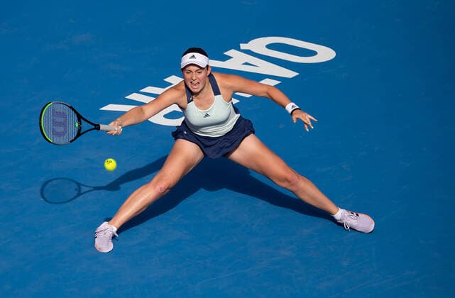 WTA, Tennis Damen Qatar TOTAL Open 2020 Doha Jelena Ostapenko (LAT) WTA Qatar TOTAL Open 2020