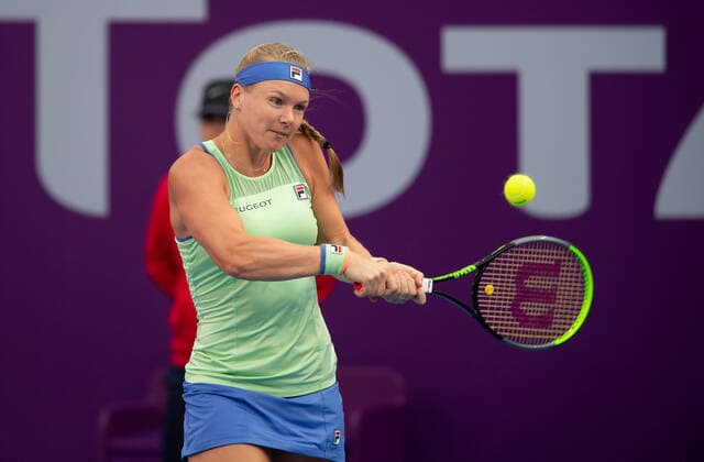 WTA, Tennis Damen Qatar TOTAL Open 2020 Doha Kiki Bertens (NED) WTA Qatar TOTAL Open 2020