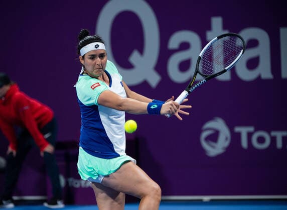 WTA, Tennis Damen Qatar TOTAL Open 2020 Doha Ons Jabeur (TUN) WTA Qatar TOTAL Open 2020