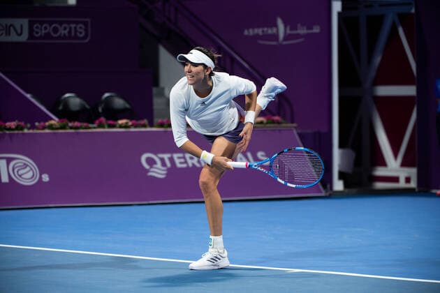 WTA, Tennis Damen Qatar TOTAL Open 2020 Doha Garbine Muguruza (ESP) WTA Qatar TOTAL Open 2020