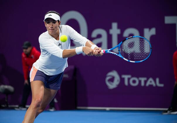WTA, Tennis Damen Qatar TOTAL Open 2020 Doha Garbine Muguruza (ESP) WTA Qatar TOTAL Open 2020