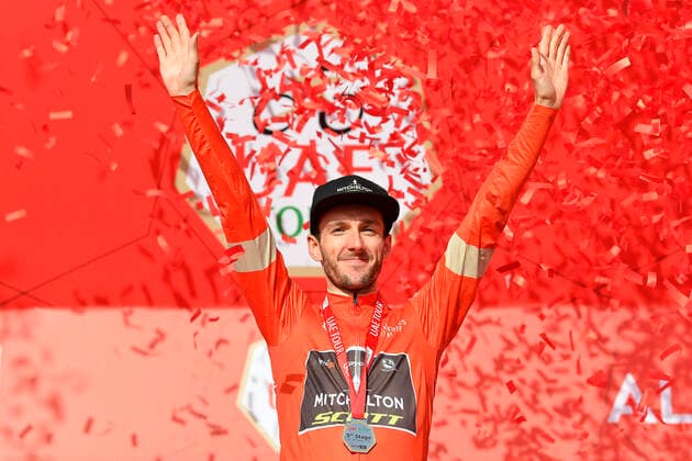 Photo LaPresse - Fabio Ferrari February 27, 2020 Abu Dhabi (United Arab Emirates) Cycling UAE Tour 2020 - Al Ain Water Stage 5 - From Al Ain to Jebel Hafeet - 100,66 miles In the pic: Adam Yates  Copyright: xFabioxFerrari LaPresse LaPresse x