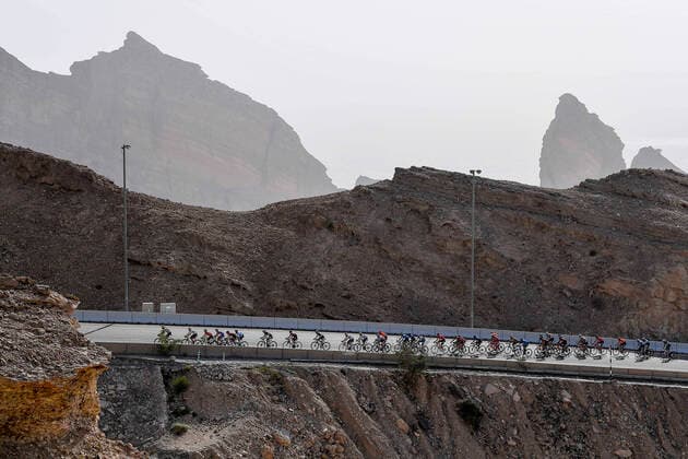 Photo LaPresse - Fabio Ferrari February 27, 2020 Abu Dhabi (United Arab Emirates) Cycling UAE Tour 2020 - Al Ain Water Stage 5 - From Al Ain to Jebel Hafeet - 100,66 miles In the pic: during the race  Copyright: xFabioxFerrari LaPresse LaPresse x