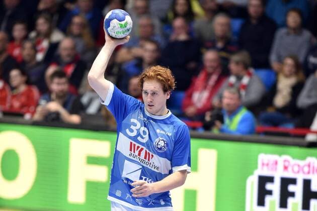 Lukas Stutzke (Bergischer HC) , GER, MT Melsungen - Bergischer HC, Handball, 1. Bundesliga Maenner, 27.02.2020, GER, MT Melsungen - Bergischer HC, Handball, 1. Liga Maenner, 27.02.2020 Kassel Copyright: xSippel xEibner-Pressefotox EP_rsl