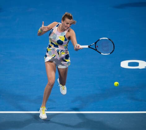 WTA, Tennis Damen Qatar TOTAL Open 2020 Doha Petra Kvitova (CZE) WTA Qatar TOTAL Open 2020