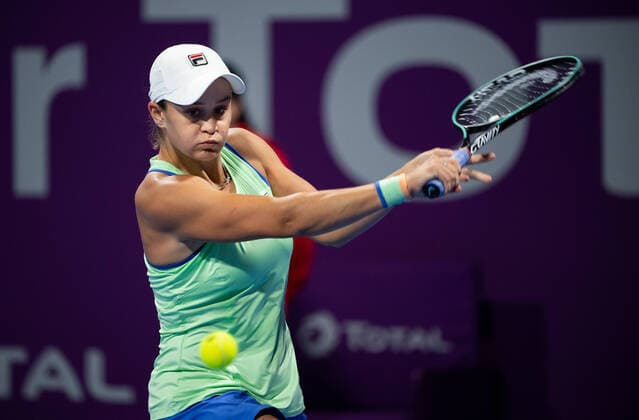 WTA, Tennis Damen Qatar TOTAL Open 2020 Doha Ashleigh Barty (AUS) WTA Qatar TOTAL Open 2020