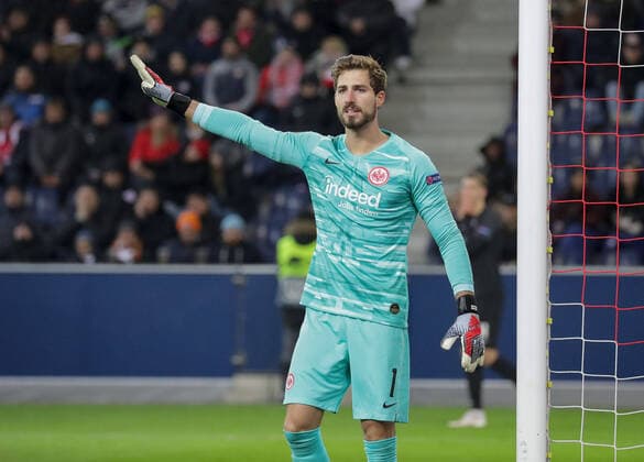 xjfx 28.02.2020 Fussball UEFA Europa League FC Red Bull Salzburg - Eintracht Frankfurt v.l., Kevin Trapp (Eintracht Frankfurt), Freisteller (DFL DFB REGULATIONS PROHIBIT ANY USE OF PHOTOGRAPHS as IMAGE SEQUENCES and or QUASI-VIDEO) Copyright: HMBxMedia